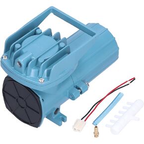 AUNMAS DC 12V 18W Oxygen Pump 38L hr rb Aeration Aquarium Pump 12v Pond Aerator min Aluminum Alloy Aquarium Air Aeration Pump for Aquaculture Fish Hydroponic System
