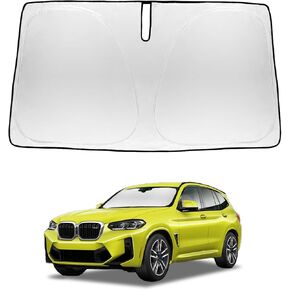 Car Front Windshield Sun Shade for Dodge RAM 1500 2019-2023, Car Window SunShades Shield Cover Visor Protector with 240T Reflective Fabric UV & Sun Heat Protection Accessories