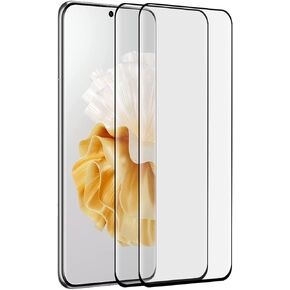 DUNSIHUI 2Pcs P60 Screen Protector P60 Pro,Full Coverage Silk Print Bubble Free Anti-Fingerprint Anti-Scratch Shatter Proof Tempered Glass Protective Film for P60 Pro/P60/P60 Art 6.67 inch Black