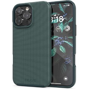 Crave Dual Guard Compatible with iPhone 16 Pro Max Case, Compatible with MagSafe Shockproof Protection Dual Layer Case for Apple iPhone 16 Pro Max (6.9") - Forest Green