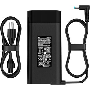 New Slim 200W Laptop Charger Fit for HP OMEN Pavilion Gaming 15 16 17 ZBook Fury Studio 15 17 G3 G4 G5 G6 G7 G8 G9 Victus 15 16 Envy 15 2020 TPN-DA10 L00818-850 Adapter Power Cord