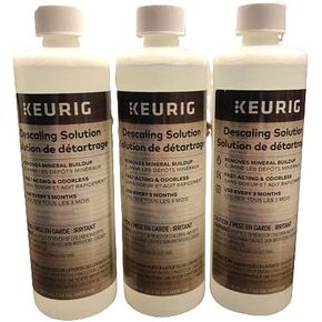 Keurig Descaling Solution Brewer Cleaner, Includes 42 oz. Descaling Solution, Compatible with Keurig Classic/1.0 & 2.0 K-Cup Pod Coffee Makers (42 Oz) - Pack of 3