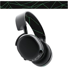 kwmobile Headband Pad Compatible with SteelSeries Arctis 3 / Arctis 5 Headphones - Elastic Nylon Replacement - Black/Grey