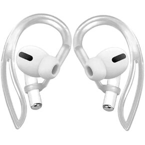 Ear Hooks Compatible with Apple AirPods Pro [Anti-Slip Anti-Drop Anti-Lost][Comfortable] [Fit] [Durable], Compatible with AirPods Pro Ear Hook, Clear 4PCS