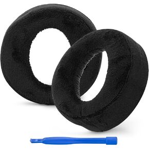 Linkidea Replacement Ear Pads for Sony PS5 Pulse 3D, PlayStation 5 Pulse 3D Headphones Replacement Ear Cushions, Ear Covers, Headset Earpads (Velour/Black) in Saudi Arabia