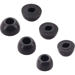 ALXCD Foam Ear Tips Compatible with Soundcore Life A1 Life P2 P3 Earbuds, S/M/L 3 Sizes 3 Pairs Soft Noise-Isolation Memory Foam Tips Eartips, Compatible with Soundcore Life A1 Life P2 P3, Black sml