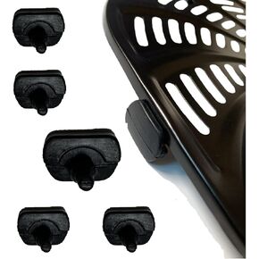 Air Fryer Rubber Feet for Gourmia Air Fryers, 4PCS Upgraded Food Grade Air Fryer Silicone Rubber Bumpers, Rubber Tabs, Rubber Tips for Gourmia Air Fryer Tray, High Temperature Resistant