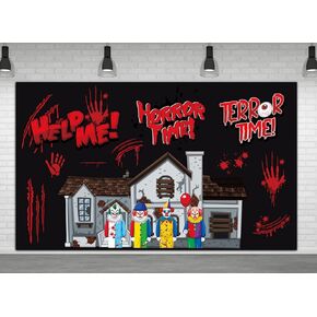 6 X 3.6ft Horror Bloody Halloween Backdrop Decoration Halloween Haunted House Decoration Bloody Hospital Bloody Bedroom Halloween Backdrop Decoration Horror Halloween Photography Background