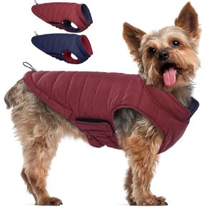 Bonaweite معطف الكلب القابل للعكس، سترة الكلب المقاومة للرياح، معطف الشتاء العاكس للكلاب، ملابس الكلاب للكلاب متوسطة الحجم، معاطف الطقس البارد المقاومة للماء للكلاب، سترة برتقالية عالية الوضوح للكلاب المتوسطة in Kuwait