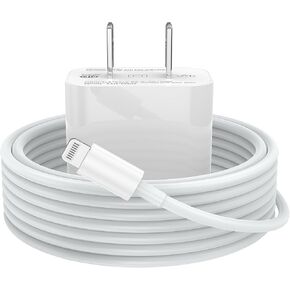 5Pack Phone Charger Fast Charging,[MFi Certified] 20W Wall Fast Charger 6FT Lightning Cable Compatible with iPhone 14/13/12/11/Pro/Max/XR/XS/X/8 in Kuwait