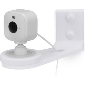 Screwless Corner Mount for Blink Mini 2 Camera, Better Viewing Angles & Reduce Blind Spots, Easy to Install Wall Holder, Adhesive & Screw in, by Brainwavz