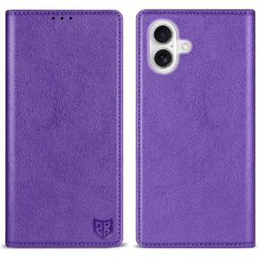 ZZXX for iPhone 16 Pro Max Wallet Case with [RFID Blocking] Card Slot Stand Strong Magnetic Leather Flip Fold Protective Phone Case for iPhone 16 Pro Max Case Wallet(Lake Blue-6.9 inch)