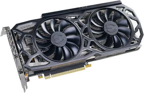 EVGA GeForce GTX 1080 Ti SC Black Edition Gaming، 11GB GDDR5X، مبرد iCX وLED، تصميم تدفق الهواء الأمثل، بطاقة رسومات متداخلة 11G-P4-6393-KR (متجددة) in Saudi Arabia