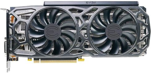 EVGA GeForce GTX 1080 Ti SC Black Edition Gaming، 11GB GDDR5X، مبرد iCX وLED، تصميم تدفق الهواء الأمثل، بطاقة رسومات متداخلة 11G-P4-6393-KR (متجددة) in Saudi Arabia