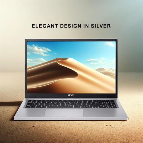 كمبيوتر محمول acer Aspire، شاشة 15.6 بوصة FHD (1920 × 1080)، معالج AMD Ryzen 5 7520U رباعي النواة، ذاكرة وصول عشوائي سعتها 16 جيجابايت | 1 تيرابايت PCIe SSD، رسومات AMD Radeon، عمر بطارية طويل، بلوتوث، ويندوز 11 برو، فضي in Saudi Arabia