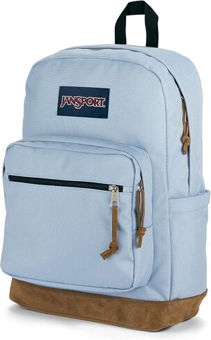 JanSport Right Pack Backpack - Durable Daypack with Padded 15" Laptop Sleeve, Spacious Main Compartment & Integrated Water Bottle Pocket - Pastel Lilac in Kuwait