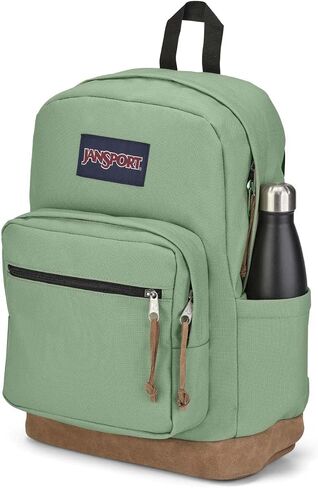حقيبة ظهر JanSport Right Pack - حقيبة نهارية متينة مع حقيبة كمبيوتر محمول مبطنة مقاس 15 بوصة، وحجرة رئيسية واسعة وجيب مدمج لزجاجة المياه - أرجواني فاتح in Saudi Arabia