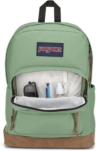 حقيبة ظهر JanSport Right Pack - حقيبة نهارية متينة مع حقيبة كمبيوتر محمول مبطنة مقاس 15 بوصة، وحجرة رئيسية واسعة وجيب مدمج لزجاجة المياه - أرجواني فاتح in Saudi Arabia
