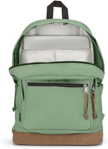 حقيبة ظهر JanSport Right Pack - حقيبة نهارية متينة مع حقيبة كمبيوتر محمول مبطنة مقاس 15 بوصة، وحجرة رئيسية واسعة وجيب مدمج لزجاجة المياه - أرجواني فاتح in Saudi Arabia