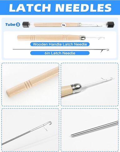 BLUEWING جوفاء الأطياف خيوط حلقة الربط الإبر عدة 20 قطعة الفولاذ المقاوم للصدأ مجموعة إبر الصيد تزوير الإبر in Kuwait