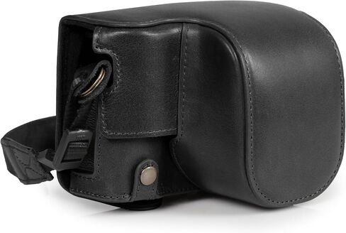 MegaGear Genuine Leather Camera Case for Fujifilm X100VI - Stylish and Protective - Brown in Saudi Arabia