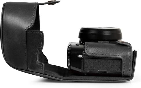 MegaGear Genuine Leather Camera Case for Fujifilm X100VI - Stylish and Protective - Brown in Saudi Arabia