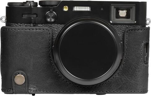 MegaGear Genuine Leather Camera Case for Fujifilm X100VI - Stylish and Protective - Brown in Saudi Arabia