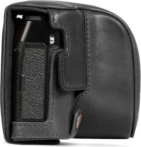 MegaGear Genuine Leather Camera Case for Fujifilm X100VI - Stylish and Protective - Brown in Saudi Arabia