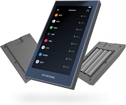 Pro (Keystone Pro) - Cryptocurrency Hardware Wallet 100% air-gapped, 4-inch touch screen, fingerprint sensor, Store your crypto securely. (Keystone Pro) in Saudi Arabia