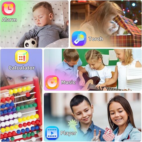 Smart Watch for Kids, Kids Smart Watch with 24 Puzzle Games Camera Video Recorder Music Alarm Calculator Calendar Flashlight Pedometer Birthday Gift Kids Watch Toys for 3-12 Year Old Boys Girls in Saudi Arabia