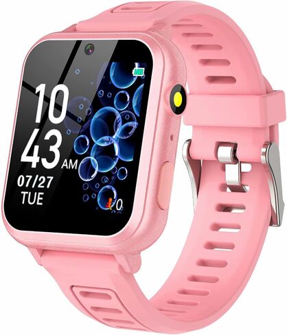 Smart Watch for Kids, Kids Smart Watch with 24 Puzzle Games Camera Video Recorder Music Alarm Calculator Calendar Flashlight Pedometer Birthday Gift Kids Watch Toys for 3-12 Year Old Boys Girls in Saudi Arabia