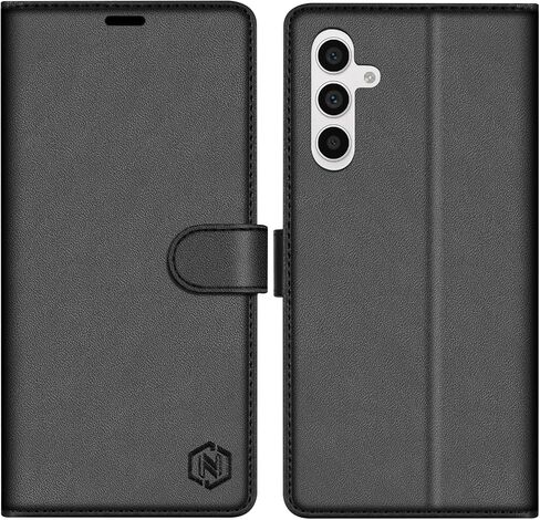 Compatible with Samsung Galaxy A35 Wallet Case with RFID Blocking Card Slots Stand Magnetic Closure Flip PU Leather Phone Cover for Samsung Galaxy A35 Case Wallet(6.6 inch-Black) in Saudi Arabia