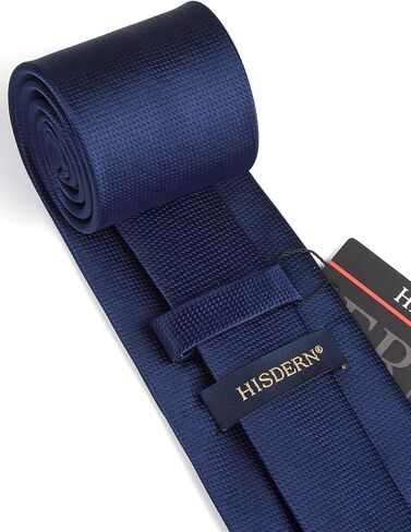 HISDERN Ties for Men Solid Polka Dot Tie Handkerchief Set Classic Woven Silk Business Formal Mens Necktie Wedding in Saudi Arabia