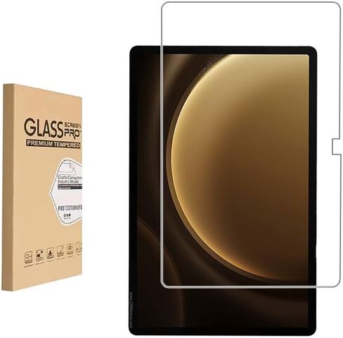 Screen Protector for Samsung Galaxy Tab S7 FE/Tab S9 Plus/Tab S9 FE Plus/Tab S8 Plus/ Tab S7 Plus 12.4 inch Tempered Glass，9H Hardness Anti Scratch，Bubble Free，Case Friendly Easy Installation.(1 Pack) in Saudi Arabia