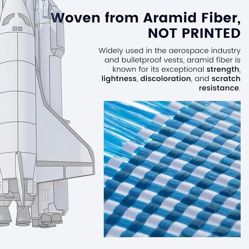 pitaka for iPhone 16 Pro Case Compatible with MagSafe, Thin & Light iPhone 16 Pro Case with a Caseless Feel, 600D Aramid Fiber Woven [Ultra Slim Case-Black/Grey (Twill)] in Kuwait