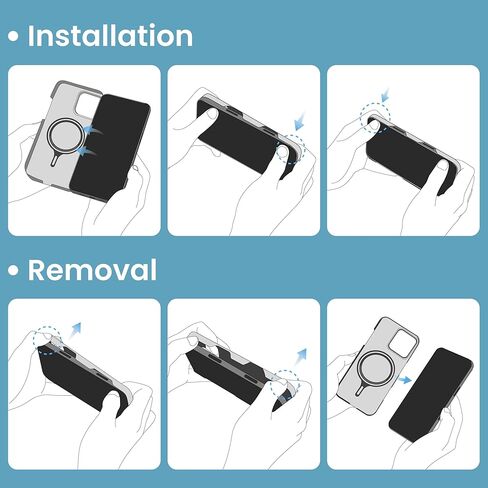 pitaka for iPhone 16 Pro Case Compatible with MagSafe, Thin & Light iPhone 16 Pro Case with a Caseless Feel, 600D Aramid Fiber Woven [Ultra Slim Case-Black/Grey (Twill)] in Kuwait