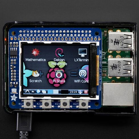 Adafruit PiTFT 2.2 HAT Mini Kit - 320x240 2.2 TFT - بدون لمس in Kuwait