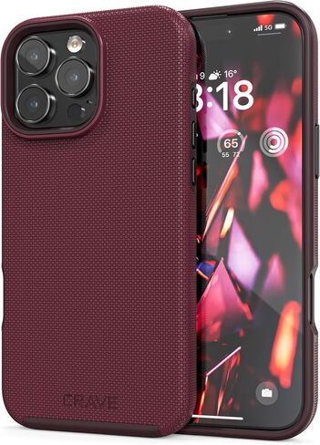 Crave Dual Guard متوافق مع حافظة iPhone 16 Pro Max، متوافقة مع حافظة MagSafe للحماية من الصدمات ذات الطبقة المزدوجة لهاتف Apple iPhone 16 Pro Max (6.9") - أخضر غابة in Kuwait