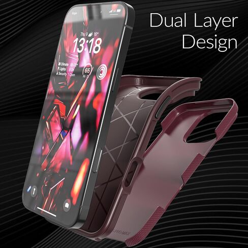 Crave Dual Guard متوافق مع حافظة iPhone 16 Pro Max، متوافقة مع حافظة MagSafe للحماية من الصدمات ذات الطبقة المزدوجة لهاتف Apple iPhone 16 Pro Max (6.9") - أخضر غابة in Kuwait