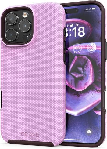 Crave Dual Guard متوافق مع حافظة iPhone 16 Pro Max، متوافقة مع حافظة MagSafe للحماية من الصدمات ذات الطبقة المزدوجة لهاتف Apple iPhone 16 Pro Max (6.9") - أخضر غابة in Kuwait