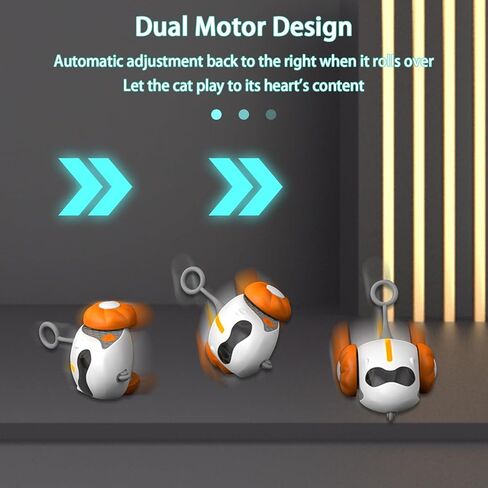 ألعاب تفاعلية للتحكم عن بعد للقطط، ألعاب ذكية للقطط مع ريش، ألعاب كهربائية للقطط مع أضواء LED، ألعاب متنقلة أوتوماتيكية قابلة لإعادة الشحن للقطط، جهاز تحكم عن بعد ووضع تلقائي in Kuwait