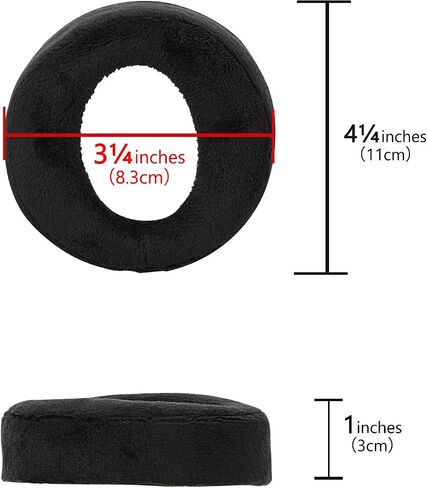 Linkidea Replacement Ear Pads for Sony PS5 Pulse 3D, PlayStation 5 Pulse 3D Headphones Replacement Ear Cushions, Ear Covers, Headset Earpads (Velour/Black) in Saudi Arabia
