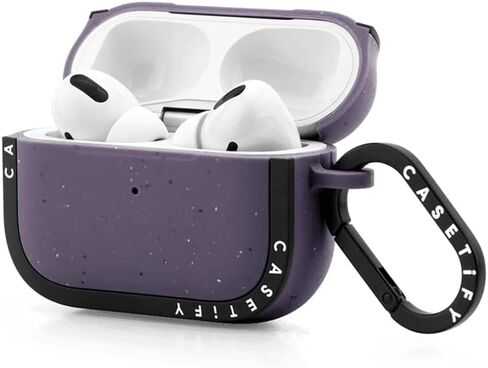 CASETiFY Bounce AirPods Pro (1st Gen) Case with Ring [Military Grade Drop Tested / 6.6ft Drop Protection/Anti-Scratch] - Matte Charcoal in Saudi Arabia