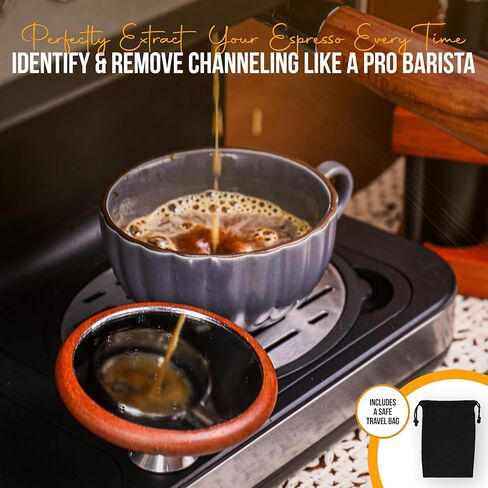 Bottomless Portafilter 54mm - Espresso Shot Mirror - 18g Basket | Fits Breville Bambino Plus - Barista Express - Barista Express Impress - Barista Touch - Barista Touch Impress - Barista Pro - Infuser in Saudi Arabia