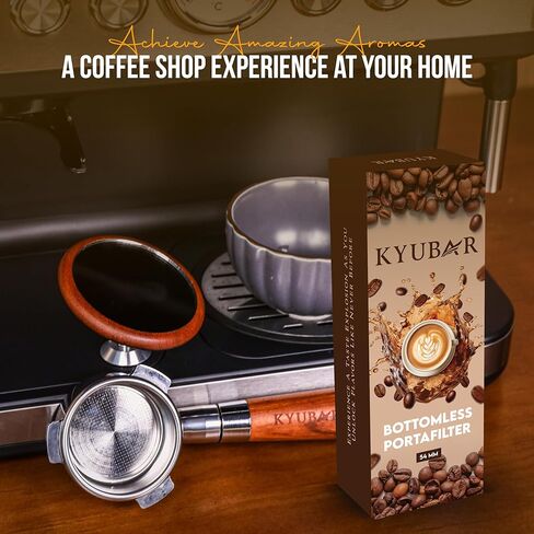 Bottomless Portafilter 54mm - Espresso Shot Mirror - 18g Basket | Fits Breville Bambino Plus - Barista Express - Barista Express Impress - Barista Touch - Barista Touch Impress - Barista Pro - Infuser in Saudi Arabia