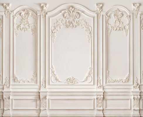 Kate White Interior Wall Backdrops Classic Wall Photo Backdrop European Design Photography Backdrops Vintage Wedding Portrait Studio Props, 10x10ft in Saudi Arabia