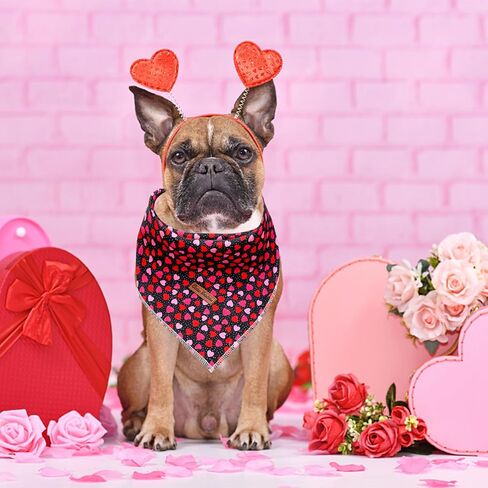 Dog Bandana - 1PC Dog Birthday Gift Bandanas Summer Dog Bib Scarf Female or Male Adjustable Accessories for Small to Large Dog Cat Puppy in Saudi Arabia