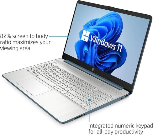 HP Touch-Screen Laptop Computer for Business - 15.6" FHD Display, Intel i7-1255U, 16 GB RAM, 1 TB SSD, Intel Iris Xe Graphics, HD Webcam, WiFi, Windows 11 Pro, with 2021 Office Lifetime License in Saudi Arabia