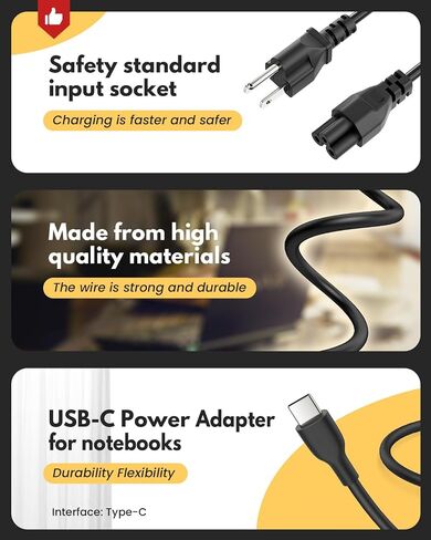 USB C Charger for Nintendo Switch, 45W AC Adapter Cable for Switch Lite/OLED/Steam Deck/TV Dock Mode, Power Supply Cord for Tablets/MacBook Pro/iPad/Laptop 15V 3A Fast Charging in Saudi Arabia