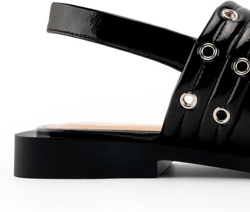 KaroNairy Wide Buckle Ballet Flats for Women Pointy Toe Mary Jane Flat Square Toe Flats Pumps Ballerina Shoes pearl9 White in Saudi Arabia